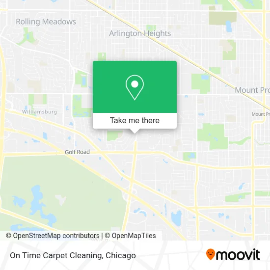 On Time Carpet Cleaning map