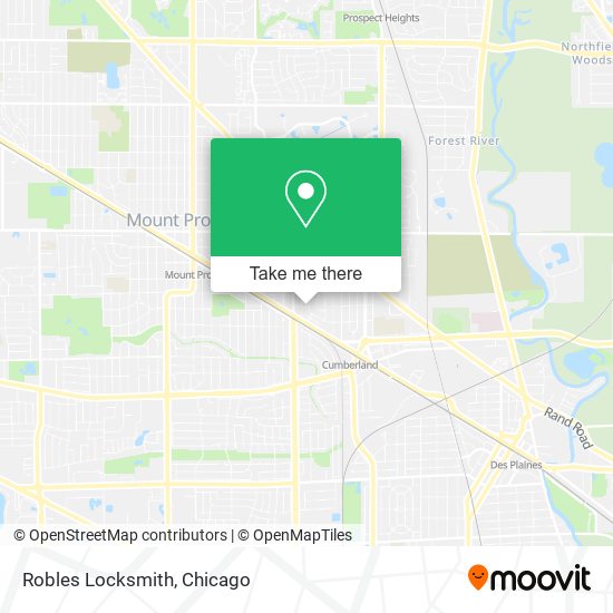 Mapa de Robles Locksmith