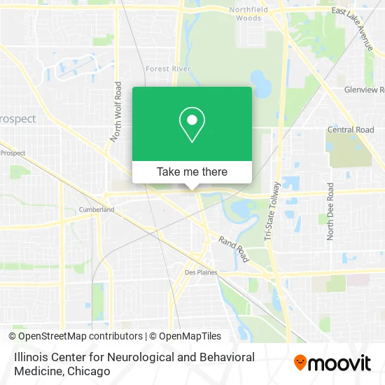 Illinois Center for Neurological and Behavioral Medicine map