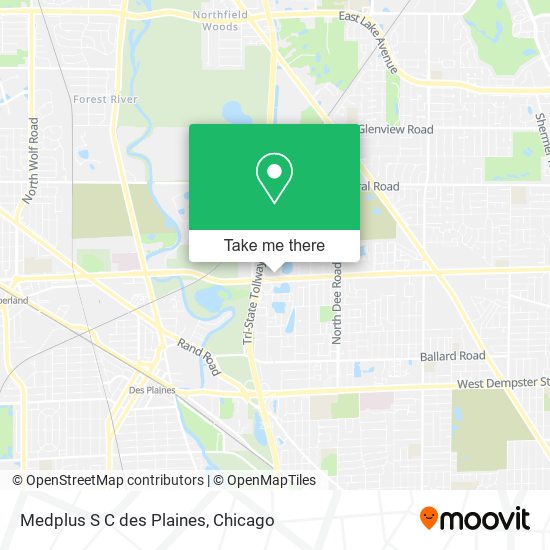 Mapa de Medplus S C des Plaines