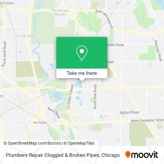 Plumbers Repair Clogged & Broken Pipes map