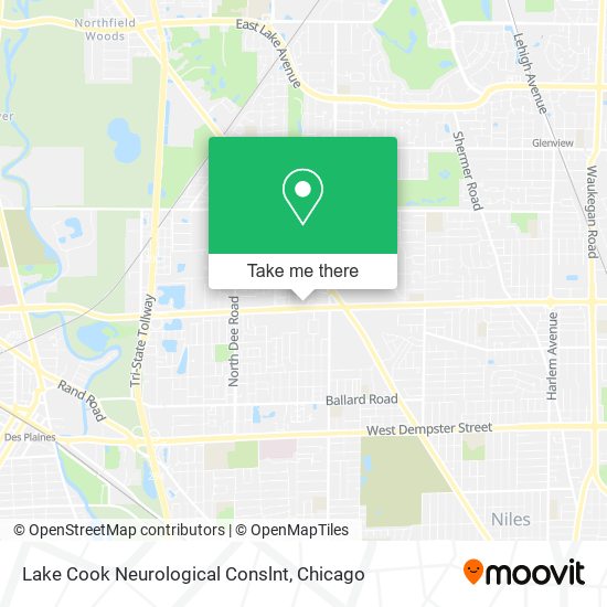 Mapa de Lake Cook Neurological Conslnt