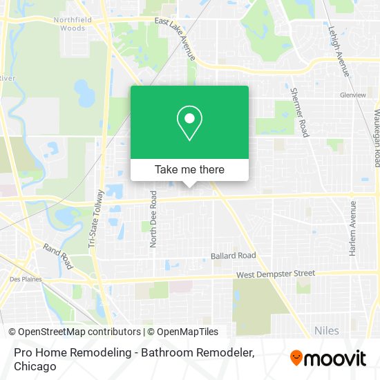 Pro Home Remodeling - Bathroom Remodeler map