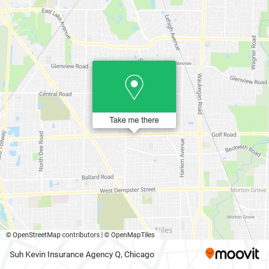 Suh Kevin Insurance Agency Q map
