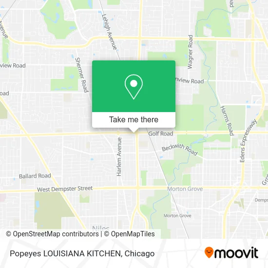 Popeyes LOUISIANA KITCHEN map