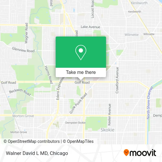 Walner David L MD map