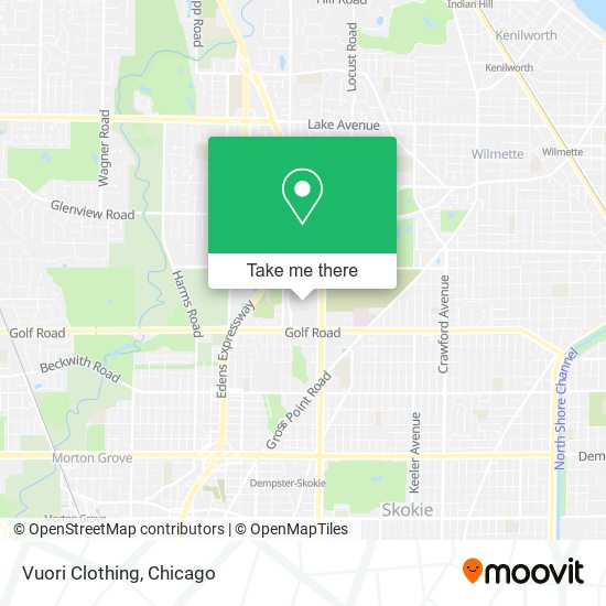 Mapa de Vuori Clothing