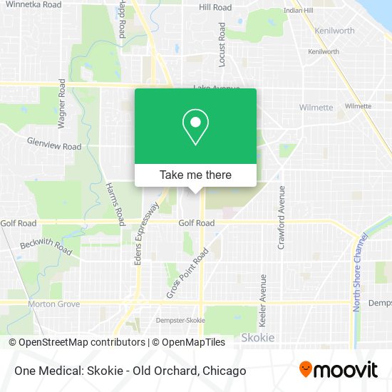 One Medical: Skokie - Old Orchard map