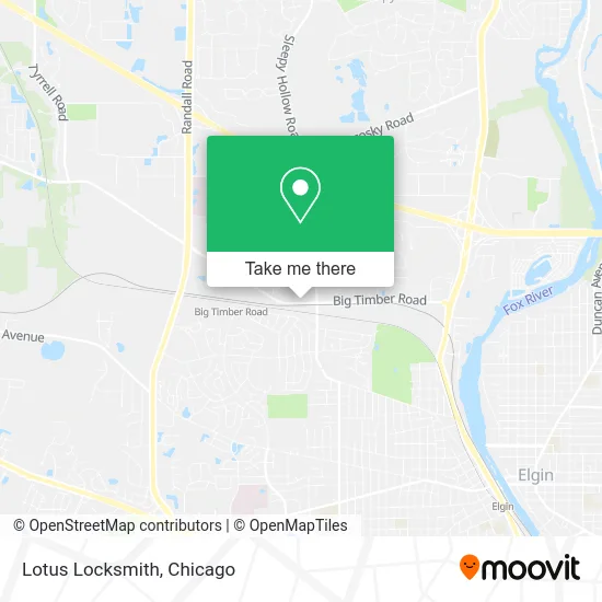 Lotus Locksmith map