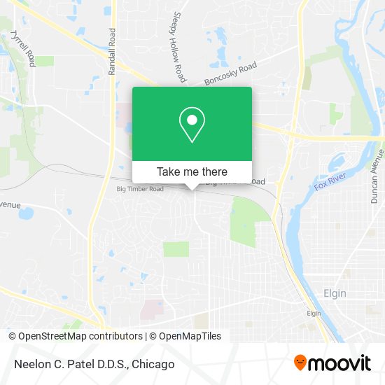 Mapa de Neelon C. Patel D.D.S.