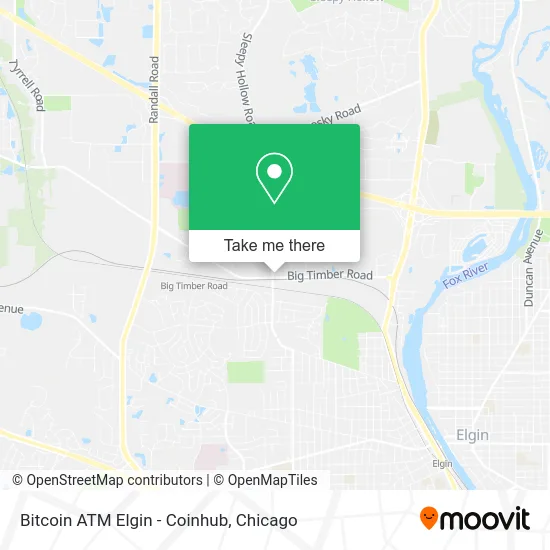 Bitcoin ATM Elgin - Coinhub map