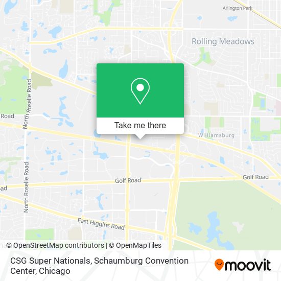 CSG Super Nationals, Schaumburg Convention Center map