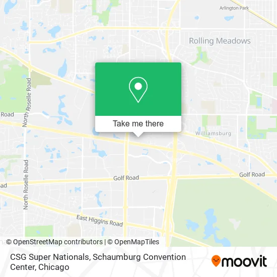 CSG Super Nationals, Schaumburg Convention Center map