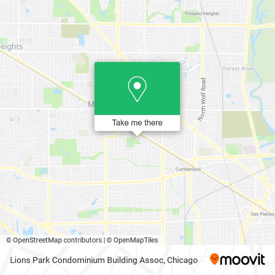 Lions Park Condominium Building Assoc map