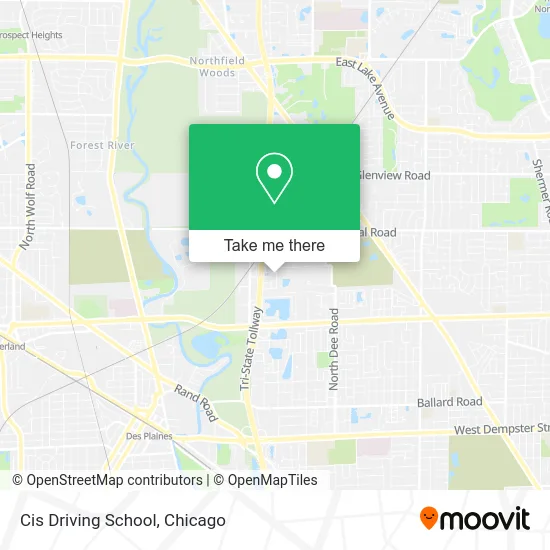 Cis Driving School map