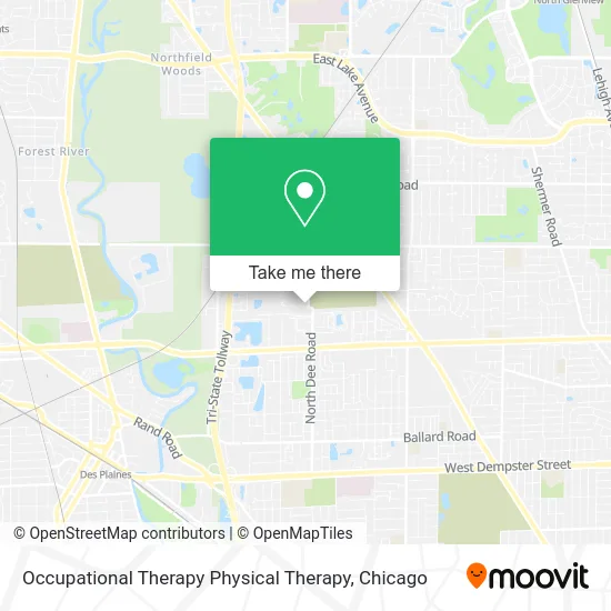 Occupational Therapy Physical Therapy map