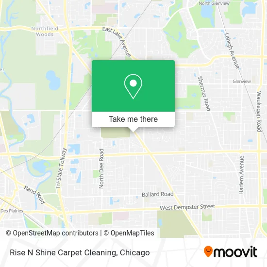 Rise N Shine Carpet Cleaning map