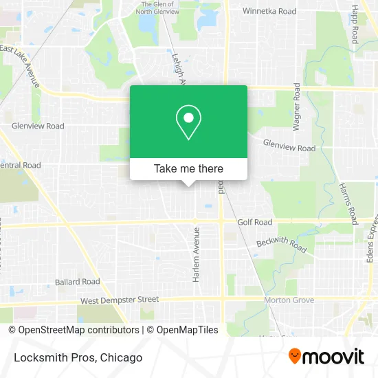 Locksmith Pros map