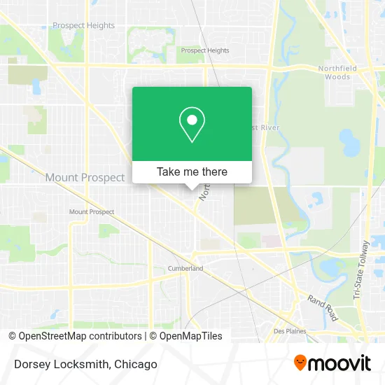 Dorsey Locksmith map
