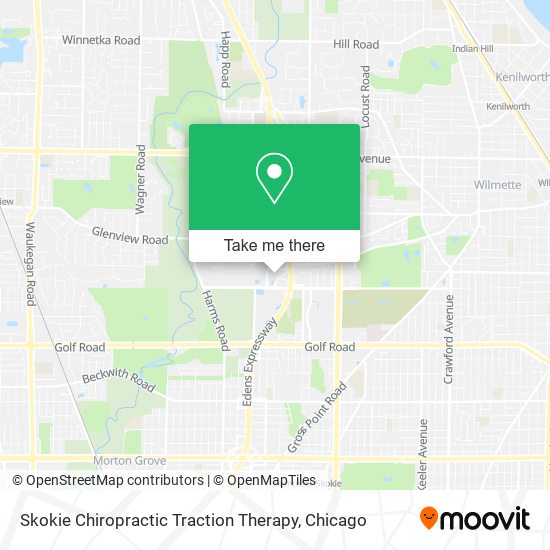 Skokie Chiropractic Traction Therapy map