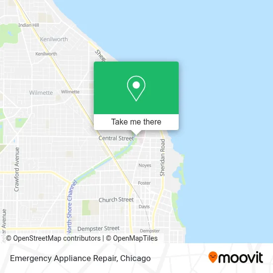 Emergency Appliance Repair map