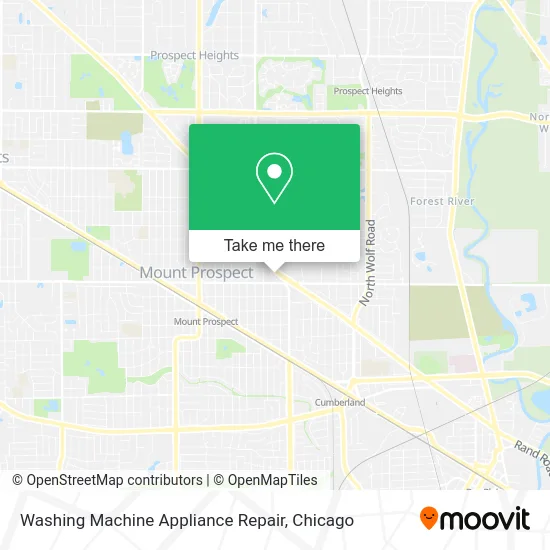 Washing Machine Appliance Repair map