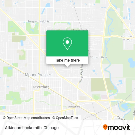 Atkinson Locksmith map