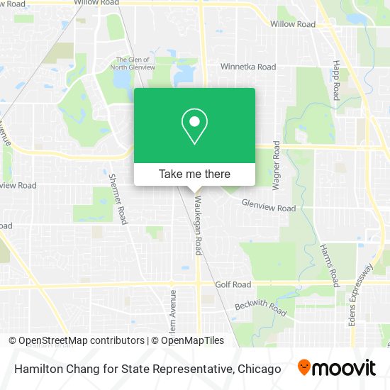Mapa de Hamilton Chang for State Representative