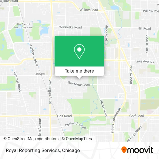 Royal Reporting Services map