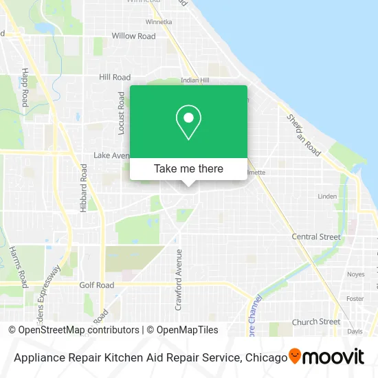 Appliance Repair Kitchen Aid Repair Service map
