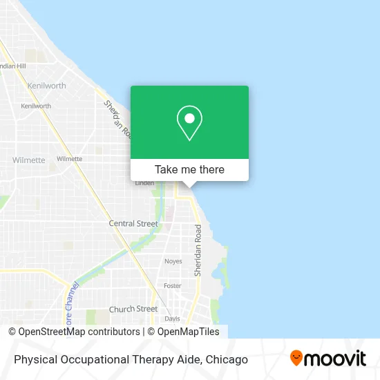 Physical Occupational Therapy Aide map