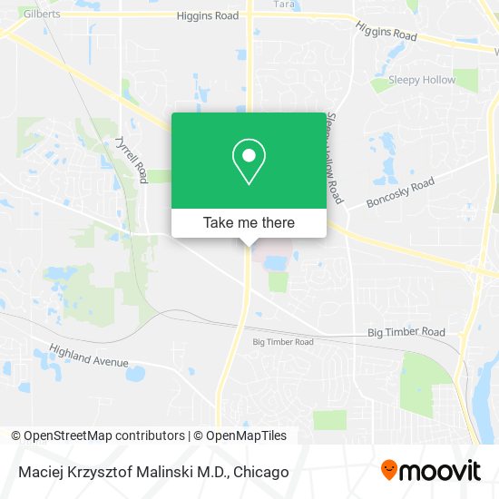 Maciej Krzysztof Malinski M.D. map