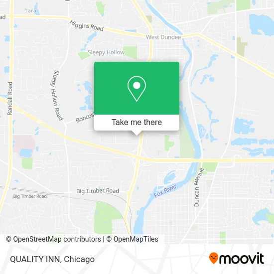 QUALITY INN map