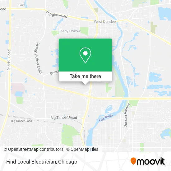 Mapa de Find Local Electrician
