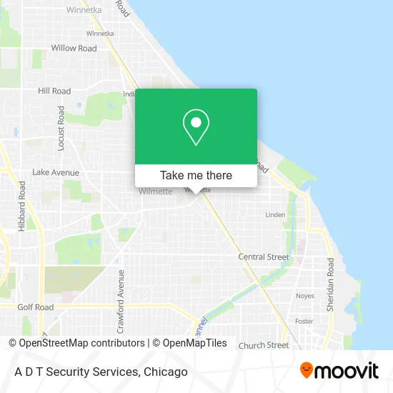 A D T Security Services map