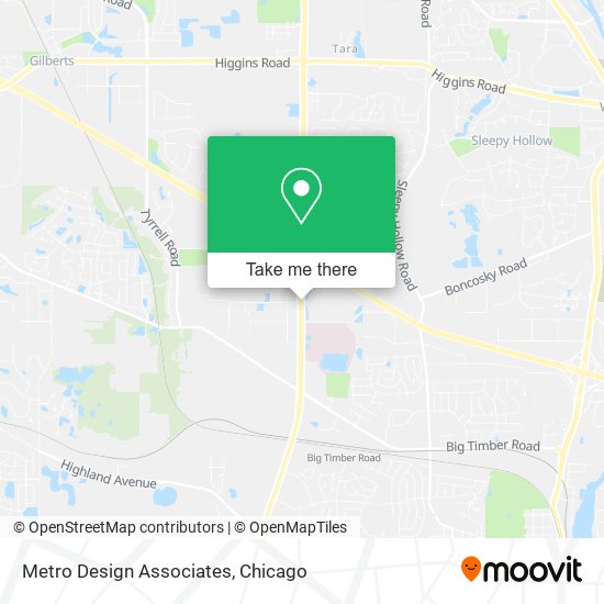 Mapa de Metro Design Associates