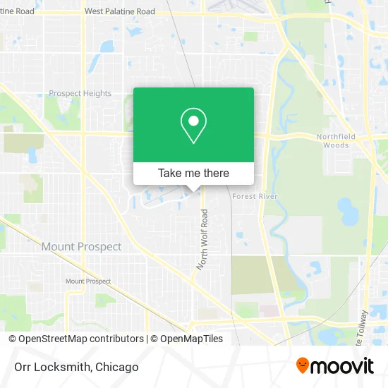 Orr Locksmith map