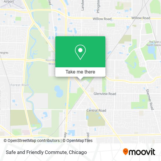 Safe and Friendly Commute map