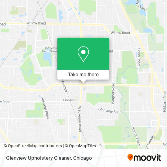 Mapa de Glenview Upholstery Cleaner