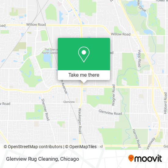 Glenview Rug Cleaning map