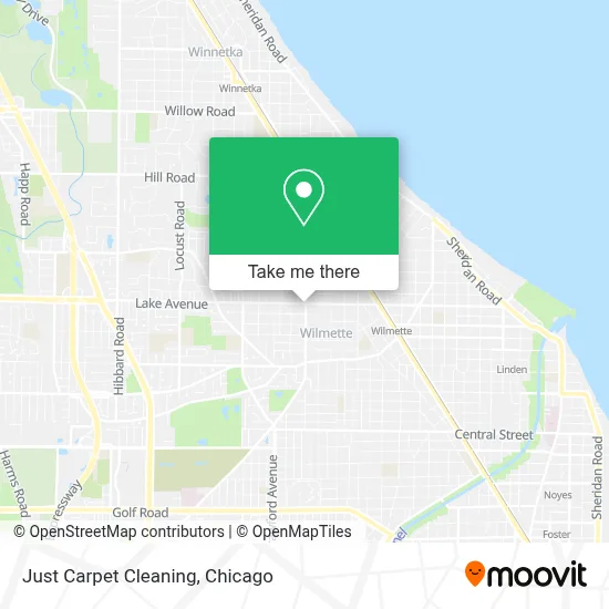 Just Carpet Cleaning map