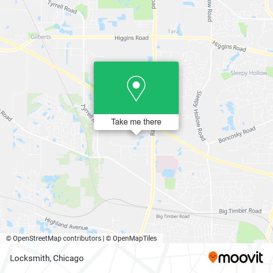 Locksmith map