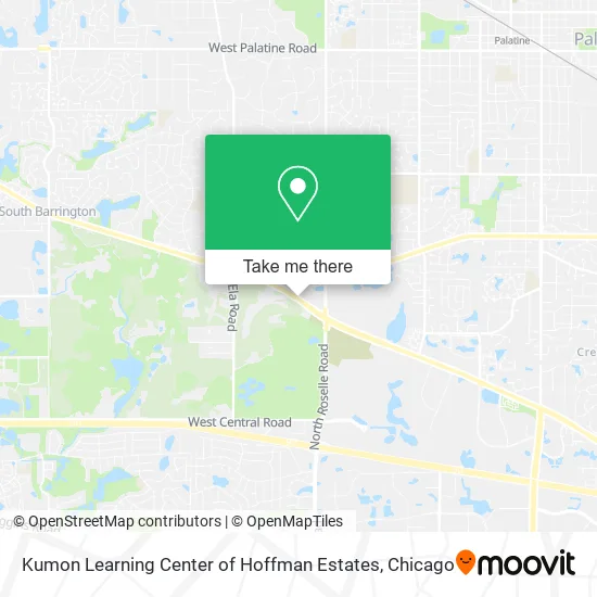 Mapa de Kumon Learning Center of Hoffman Estates