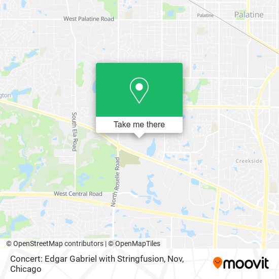 Concert: Edgar Gabriel with Stringfusion, Nov map