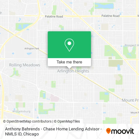 Anthony Behrends - Chase Home Lending Advisor - NMLS ID map