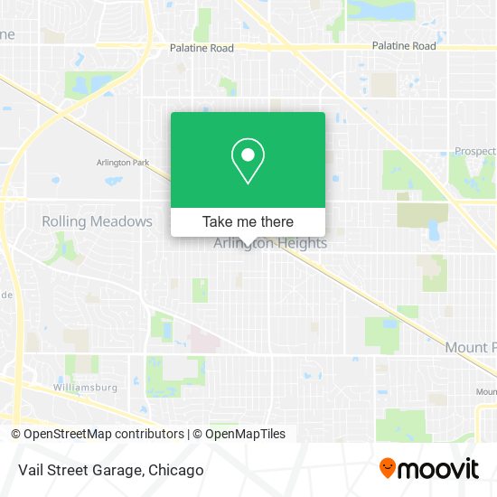 Mapa de Vail Street Garage