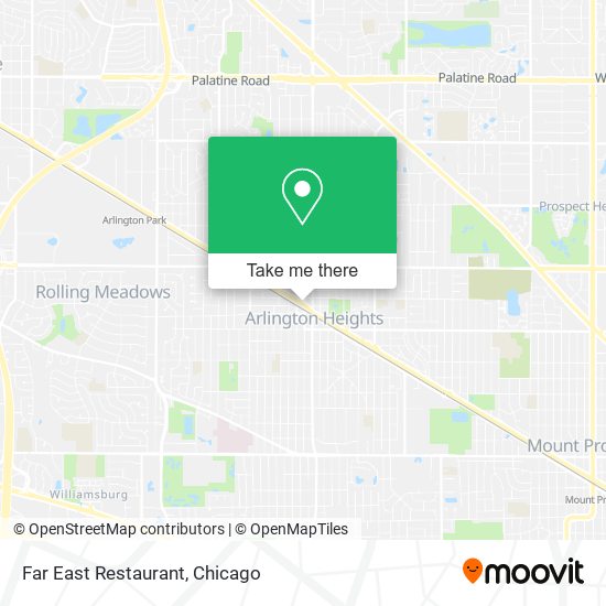 Mapa de Far East Restaurant