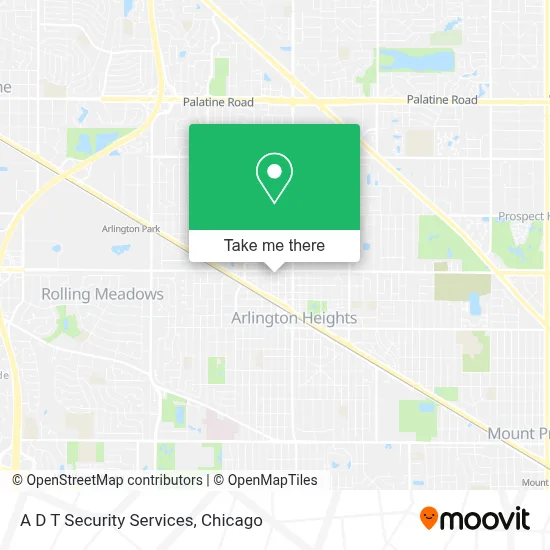 A D T Security Services map