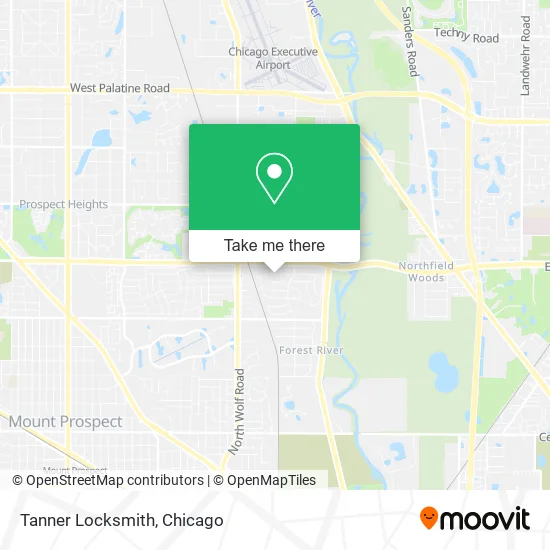 Tanner Locksmith map