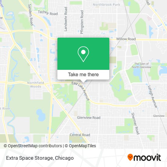 Mapa de Extra Space Storage
